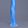 Arc'o – gode en silicone – vue arrière – couleur bleu et blanc marbré