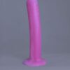 Arc'o – gode en silicone – vue de face – couleur rose et blanc marbré