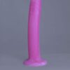 Arc'o – gode en silicone – vue arrière – couleur rose et blanc marbré
