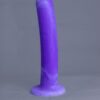 Arc'o – gode en silicone – vue de face – couleur violet et blanc marbré