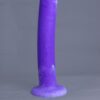 Arc'o – gode en silicone – vue arrière – couleur violet et blanc marbré
