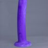 Arc'o – gode en silicone – vue arrière – couleur violet et blanc marbré