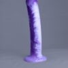 Arc'o – gode en silicone – vue arrière – couleur violet et blanc marbré