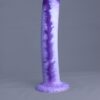 Arc'o – gode en silicone – vue de face – couleur violet et blanc marbré