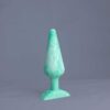Pic'o – plug en silicone – vue de face – couleur vert et blanc marbré